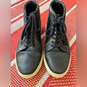 Allen Edmonds black leather Cooper high top sneakers 8 D